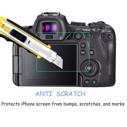Protecteur d'écran en verre trempé 2 pièces pour appareil photo Canon EOS RP R6 R5 R5C R3 R10 7 R 90D M50 Mark II 6D R6 Mark II