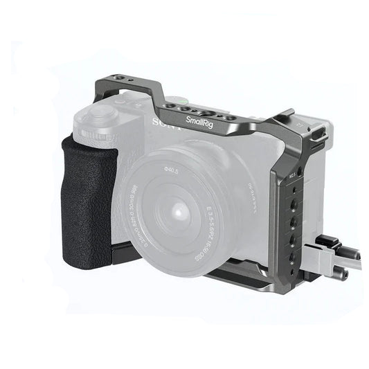 Cage SmallRig 5060 pour sony A6700 HawkLock Kit à dégagement rapide poignée en Silicone, serre-câble et plaque pour Arca