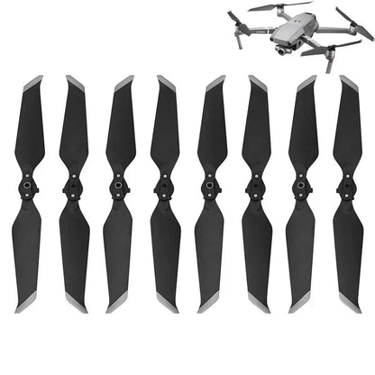 4 paires Hélice 8743 pour drone DJI Mavic 2 Pro à faible bruit, lame pliante à dégagement rapide, réduction du bruit