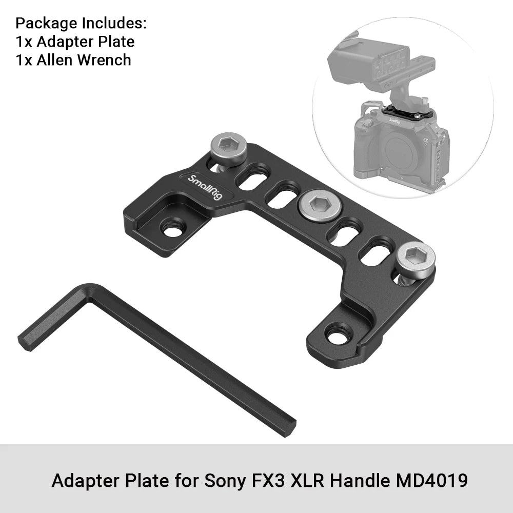 Cage SmallRig 4183 pour Sony FX30/FX3, Kit de plate-forme de caméra avec serre-câble, Rail NATO, accessoires pour micro et lumière
