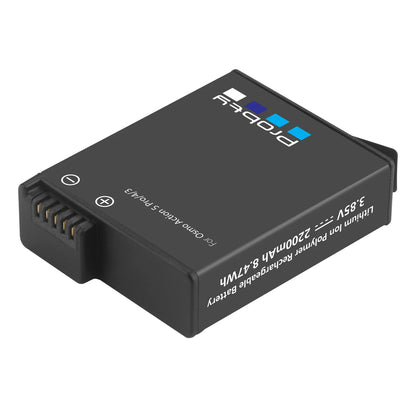 Batterie et chargeur Probty pour DJI Osmo Action 6 Action 5 Pro Action 4/3 Osmo 360 2200mAh