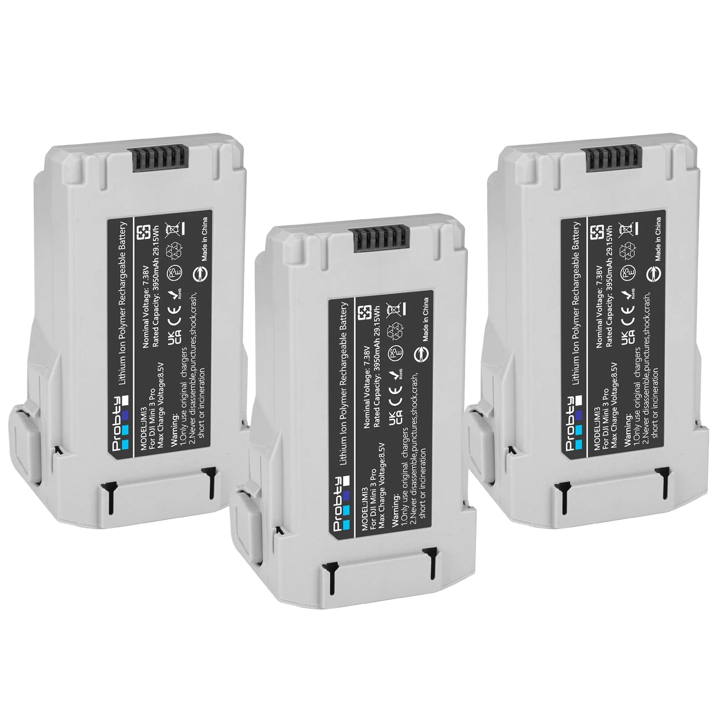 Batterie intelligente Probty + chargeur Hub pour Drone Dji Mini 4 Pro/Mini 3, Mini 3 pro, Plus