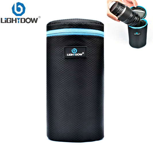 Housse pour objectif Lightdow étanche, souple et anti-choc S, M, L, XL canon nikon sony fuji ...