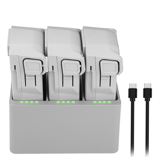 Batterie Probty + chargeur Hub pour Dji Mini 4 Pro/Mini 3, Mini 3 pro, Plus