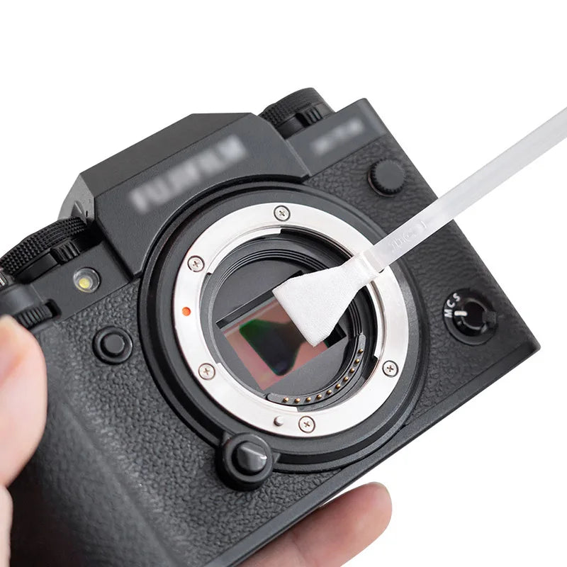 Kit de nettoyage capteur JJC Écouvillon + lotion CCD et CMOS pour appareil photo, capteurs plein cadre, emballé sous vide, 12 pièces