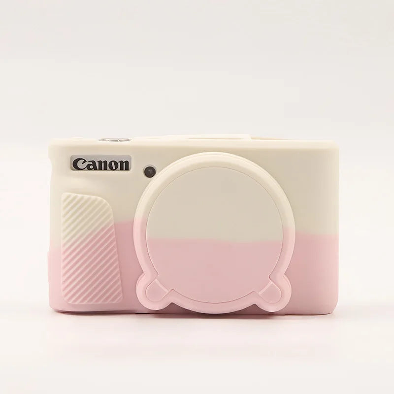 Housse de protection en silicone anti-choc pour Canon PowerShot SX740 / SX730