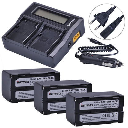 BATTERIE Batmax Li-ion BDC70 + chargeur rapide lcd en option pour chargeur Topcon pour GTS 900 et GPT 9000...