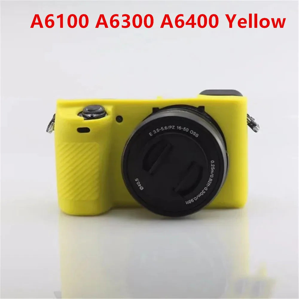 Housse en silicone pour Sony Alpha A6700 A6500 A6400 A6300 A6100 A6000