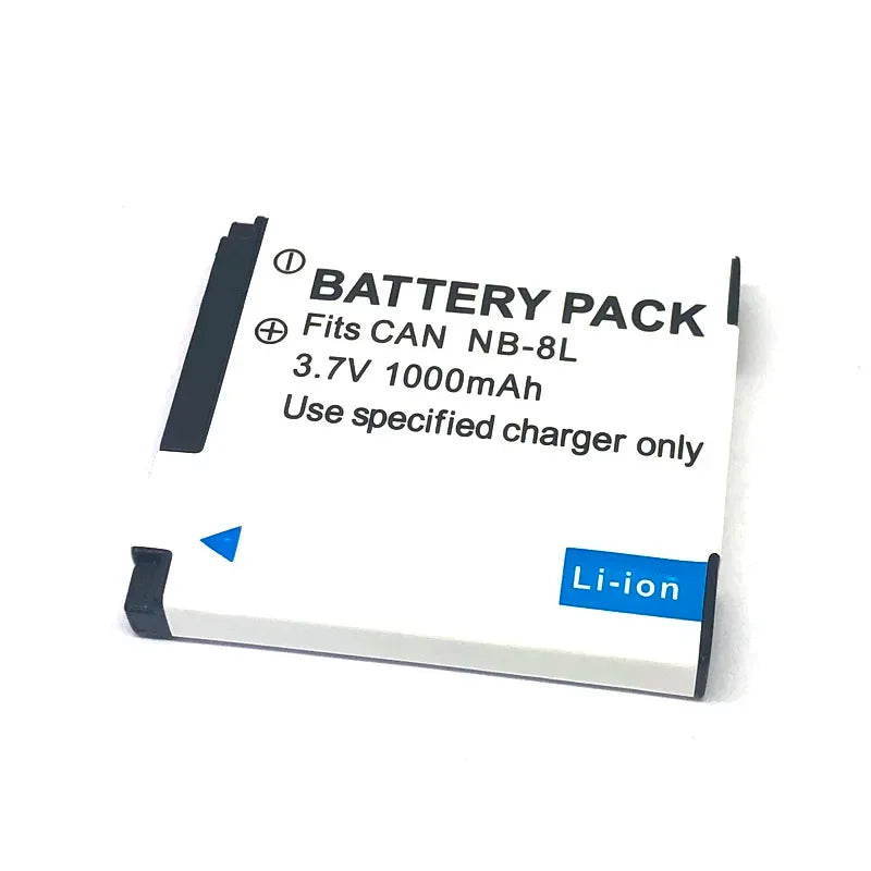 Batterie générique NB-8L NB8L NB 8L + Chargeur pour Canon PowerShot A3300 A3200 A3100 A3000 A2200 A1200 IS PC1589 PC1474 PC1585 PC1475 PC1590
