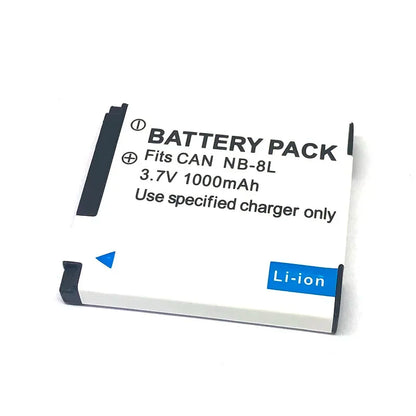 Batterie générique NB-8L NB8L NB 8L + Chargeur pour Canon PowerShot A3300 A3200 A3100 A3000 A2200 A1200 IS PC1589 PC1474 PC1585 PC1475 PC1590