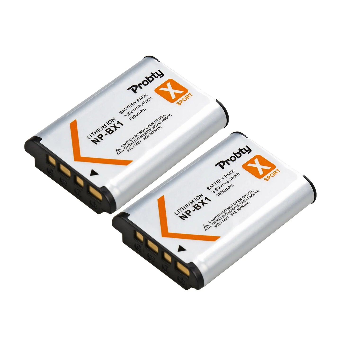 Batterie + chargeur rapide Probty NP-BX1 NP BX1 Bx1 1800mAh pour Sony ZV-1 ZV-1F DSC-RX100 WX500 HX300 AS300 M3 M2...