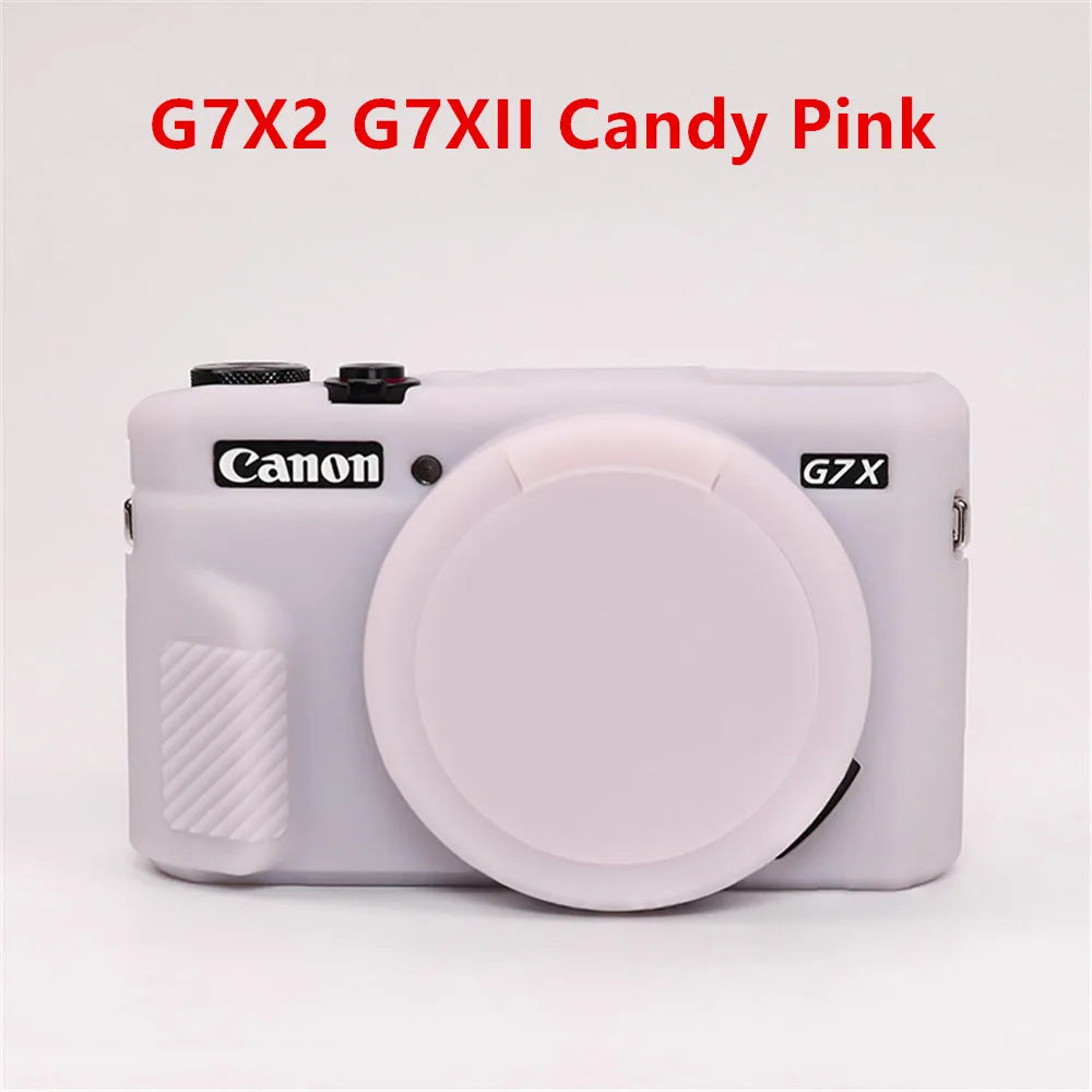 Housse silicone de protection anti-choc pour Canon G7X Mark II III G7XII G7X2 G7XIII G7X3