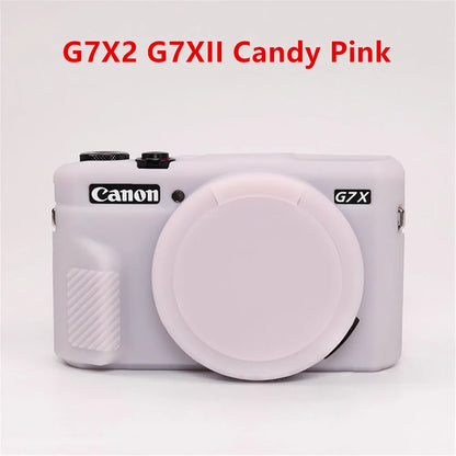 Housse silicone de protection anti-choc pour Canon G7X Mark II III G7XII G7X2 G7XIII G7X3