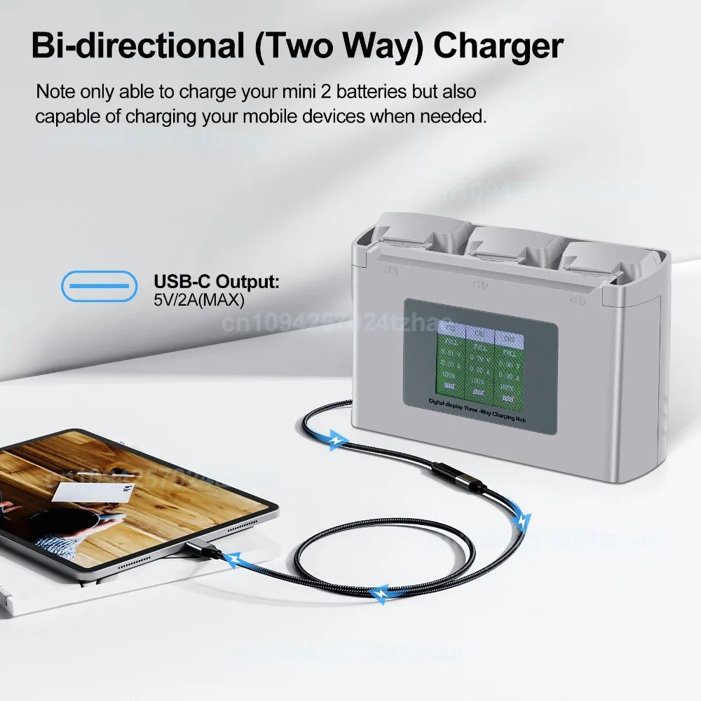 Batteries intelligente 2400mAh et chargeur pour drone Dji MINI 2SE 4K SE