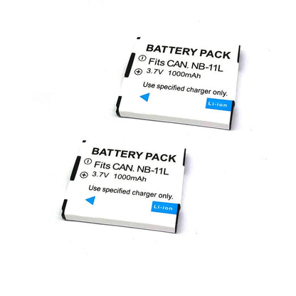 Batterie générique NB-11L NB11LH NB 11L 11LH + chargeur pour Canon PowerShot A2300 A2400 A2600 A3400 A3500 A4000 A4050 SX400 SX410 SX420 IS