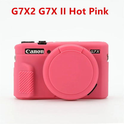 Housse silicone de protection anti-choc pour Canon G7X Mark II III G7XII G7X2 G7XIII G7X3