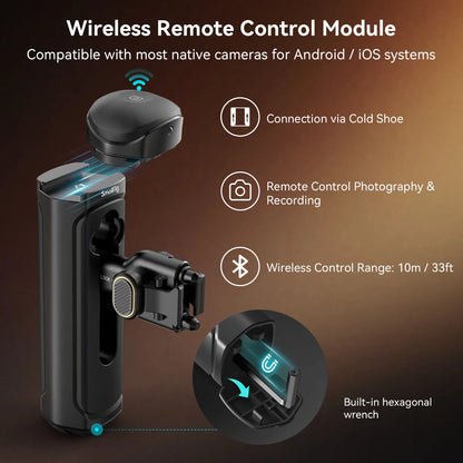 Cage universelle SmallRig 4597 à dégagement rapide pour téléphone Samsung, iPhone smartphone ... , kit vidéo tout-en-un de base avec poignées et clip