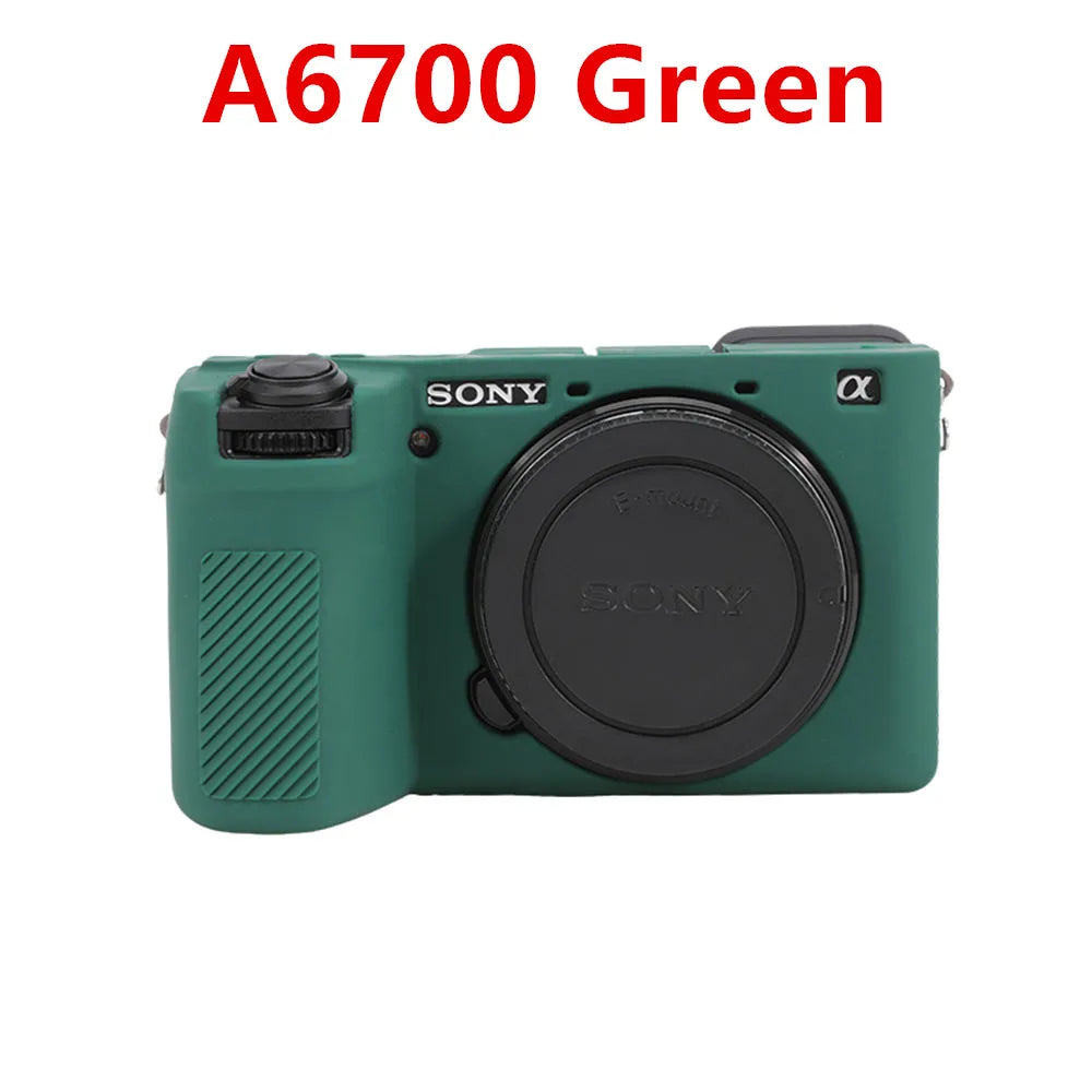 Housse en silicone pour Sony Alpha A6700 A6500 A6400 A6300 A6100 A6000