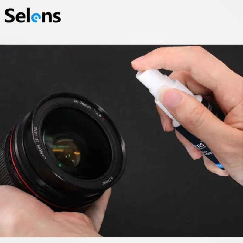 Solution de nettoyage d'objectif Selens 30 ml pour objectif et écran LCD