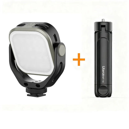 Lampe vidéo LED Portable et réglable Ulanzi VL66 avec support de montage rotatif à 360 degrés, rechargeable pour reflex
