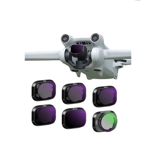 Ensemble de filtres ND NEEWER compatibles avec DJI Mini 3/Mini 3 Pro, paquet de 6, filtre à densité neutre