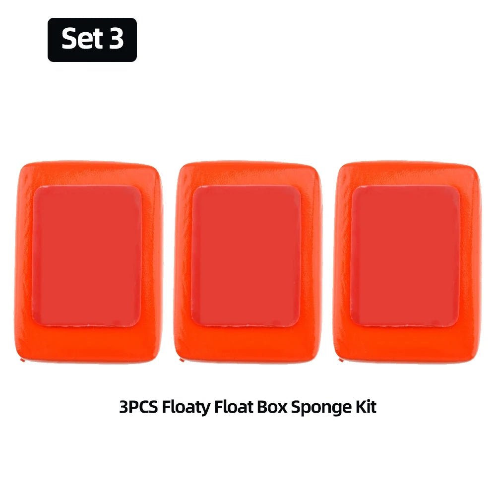 Boîte flotteur avec adhésif pour GoPro Hero 13 12 11 10 9 8 7 6 5 DJI Action 5 4 3 Insta360 X4 X3 AKASO SJCAM EKEN