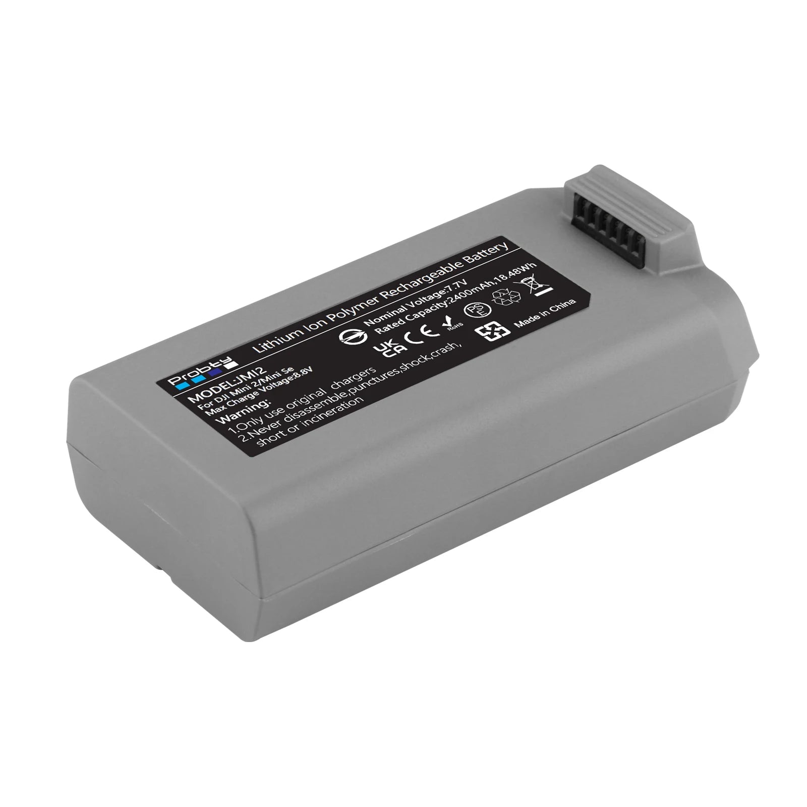 Batterie + chargeur Probty pour drone DJI Mavic Mini 2, Mini SE, Mini 4K, Mini 2 SE