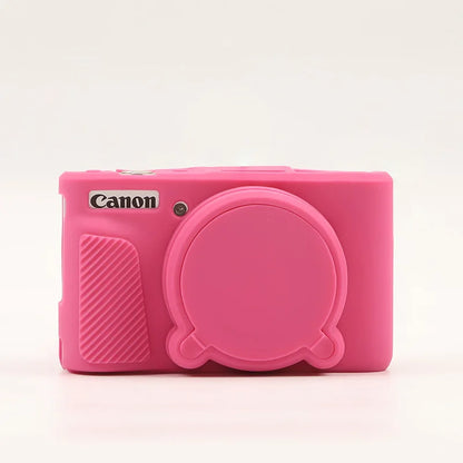 Housse de protection en silicone anti-choc pour Canon PowerShot SX740 / SX730