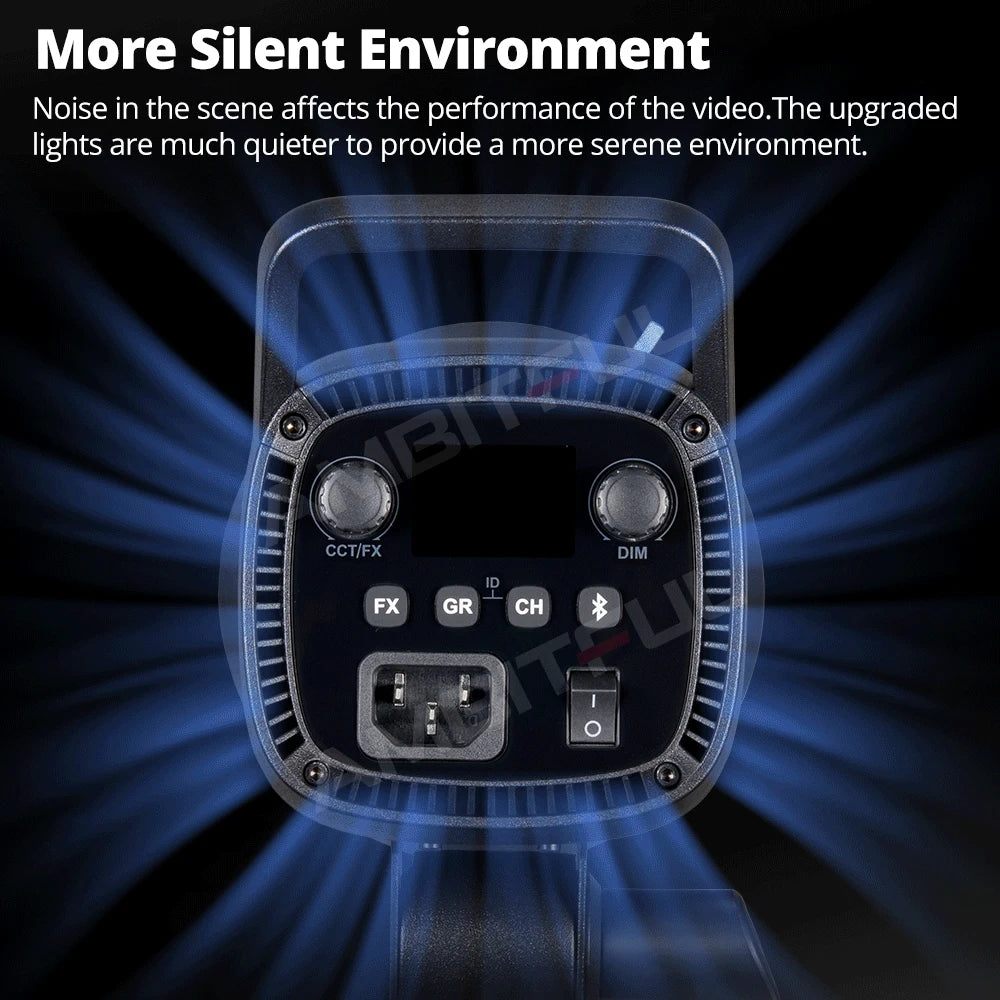 Eclairage studio LED COB Godox SL60IIBI SL60IID, 2.4G, sans fil, contrôle Bluetooth, lumière continue, monture Bowens pour vidéo statique