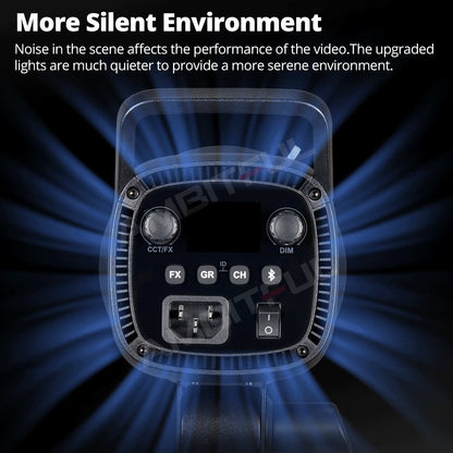 Eclairage studio LED COB Godox SL60IIBI SL60IID, 2.4G, sans fil, contrôle Bluetooth, lumière continue, monture Bowens pour vidéo statique