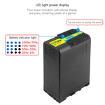 Batterie Probty BP-U100 recharge usb-c pour Sony BP-U30 U60 U70 U90 EX260 EX280 Z280 FS5 7 FX6 Z190 EX1R EX200 avec charge rapide PD45W