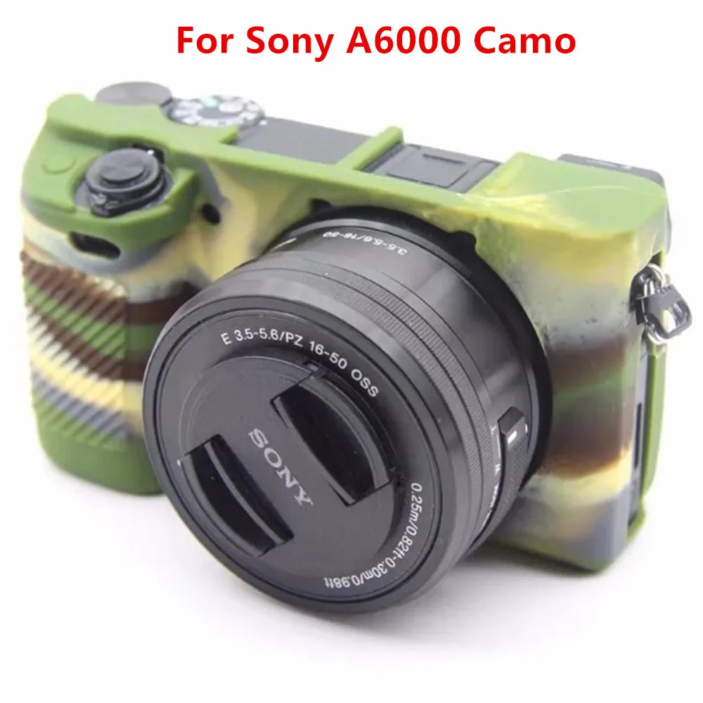 Housse en silicone pour Sony Alpha A6700 A6500 A6400 A6300 A6100 A6000