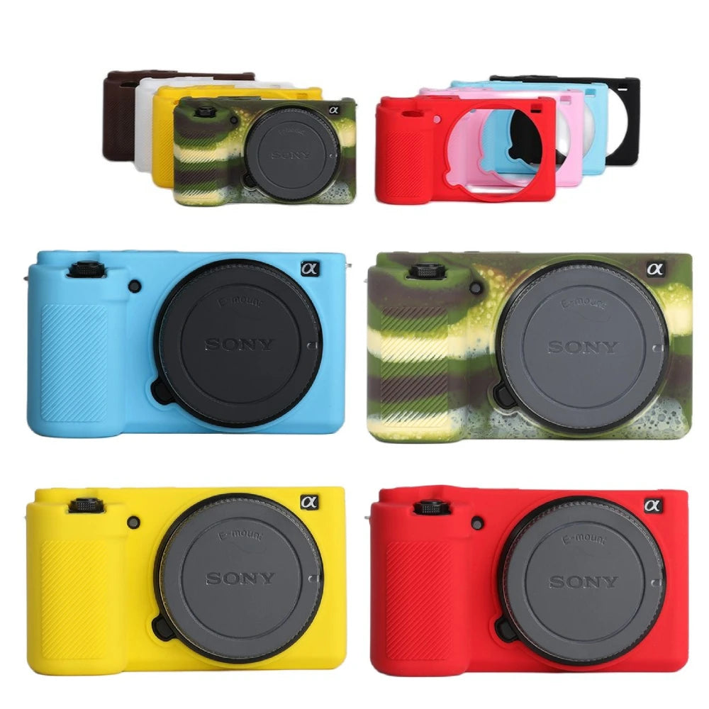 Housse silicone de protection anti-choc pour Sony ZV-E10 ZVE10