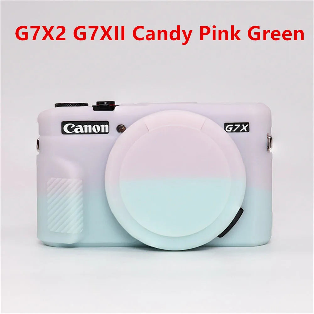 Housse silicone de protection anti-choc pour Canon G7X Mark II III G7XII G7X2 G7XIII G7X3