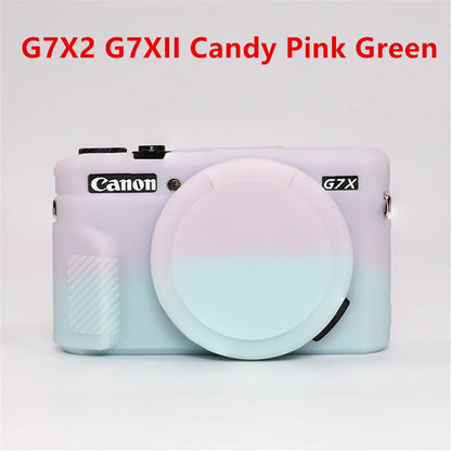 Housse silicone de protection anti-choc pour Canon G7X Mark II III G7XII G7X2 G7XIII G7X3