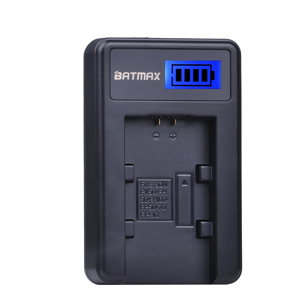 Batterie Batmax NP-FH50 NP-FH40 1100mAh + chargeur pour Sony A230 A330 A290 A380 A390 HDR-TG1E TG3 TG5 TG7 DSC-HX1