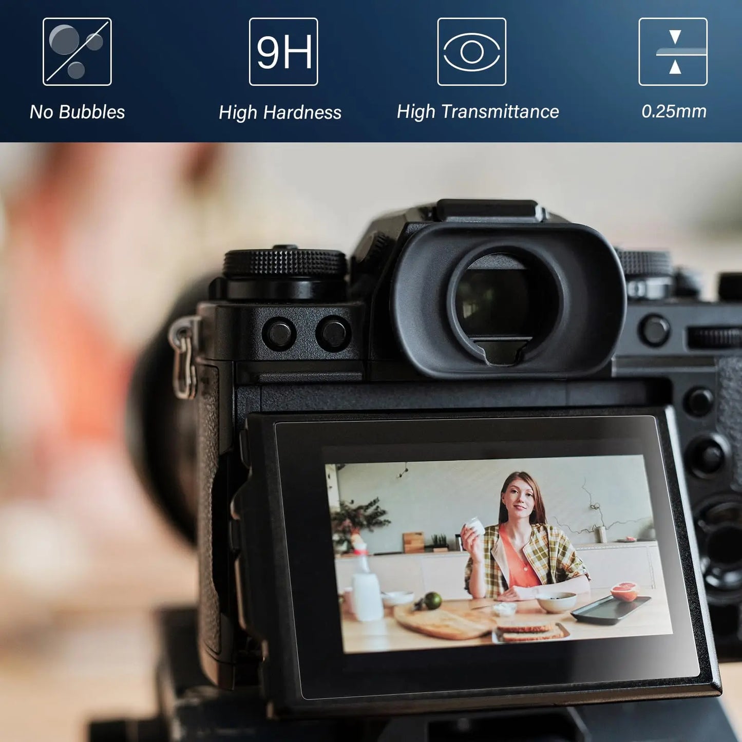 Protecteur d'écran en verre Guatemala pour Sony A7II, A7III, A7IV, A7C2, A7CR, A7RII, A7RIII, A7RIV, A9, A9II, A6700, A6500, ZV1, ZV1II RX100 ...