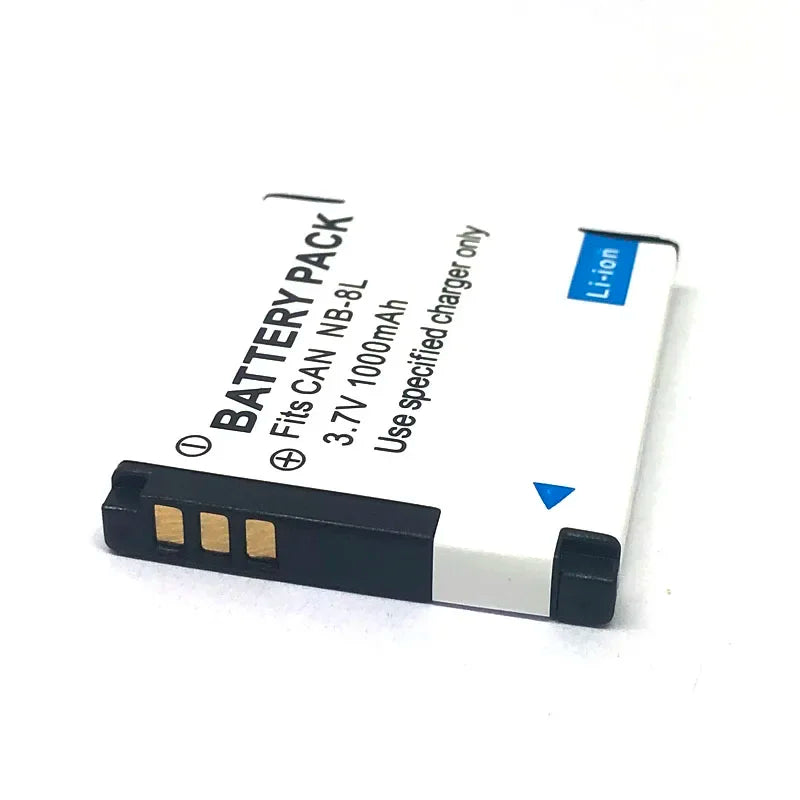 Batterie générique NB-8L NB8L NB 8L + Chargeur pour Canon PowerShot A3300 A3200 A3100 A3000 A2200 A1200 IS PC1589 PC1474 PC1585 PC1475 PC1590