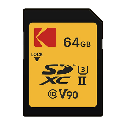 Carte mémoire SD Kodak SDHC 32 Go 64 Go 128 Go 256 Go 512 Go V30 V90 prise en charge de l'appareil photo