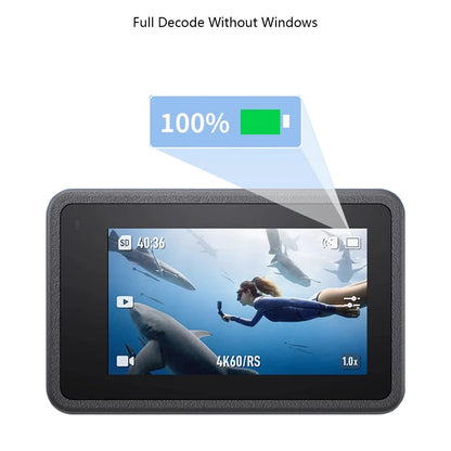 Batterie Probty 2200 mAh pour DJI Osmo Action 5 Pro Action 4 Action 3 + chargeur rapide 3 voie