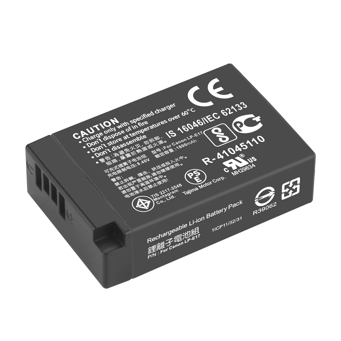 Batterie Probty LP-E17 avec charge rapide de Type C pour Canon M6 II M5 M3 77D T6i 750D T6s 760D T7i 800D T8i 850D...