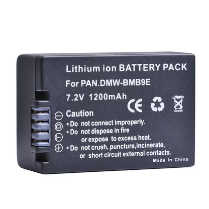 Batterie + chargeur Aspern DMW-BMB9 DMW BMB9 BMB9E pour Panasonic Lumix DC-FZ82 FZ70 FZ60 FZ100 FZ150 FZ40 FZ45 FZ47 FZ48
