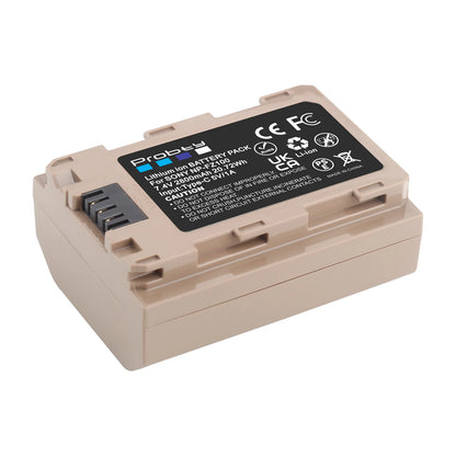Batterie Probty NP-FZ100 NPFZ100 NP FZ100 avec entrée 5 V 1 A type-c pour Sony A7 III, Alpha A7R III, A7R IV, A9, A6600...