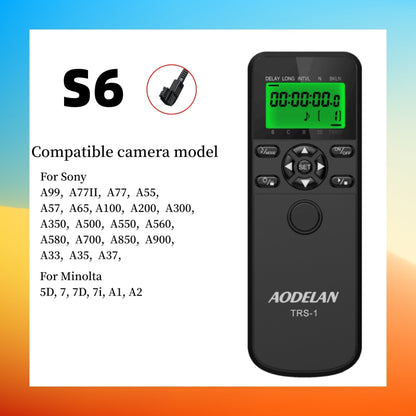 Intervallomètre minuterie déclencheur télécommande AODELAN pour Canon Nikon Sony Panasonic Olympus Fujifilm
