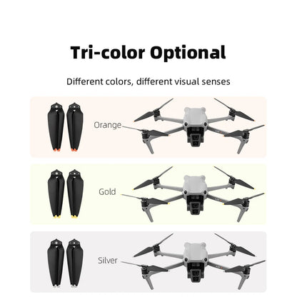 2 Paires Hélice de remplacement 8747F pour Drone DJI Air 3/Air 3S, à dégagement rapide