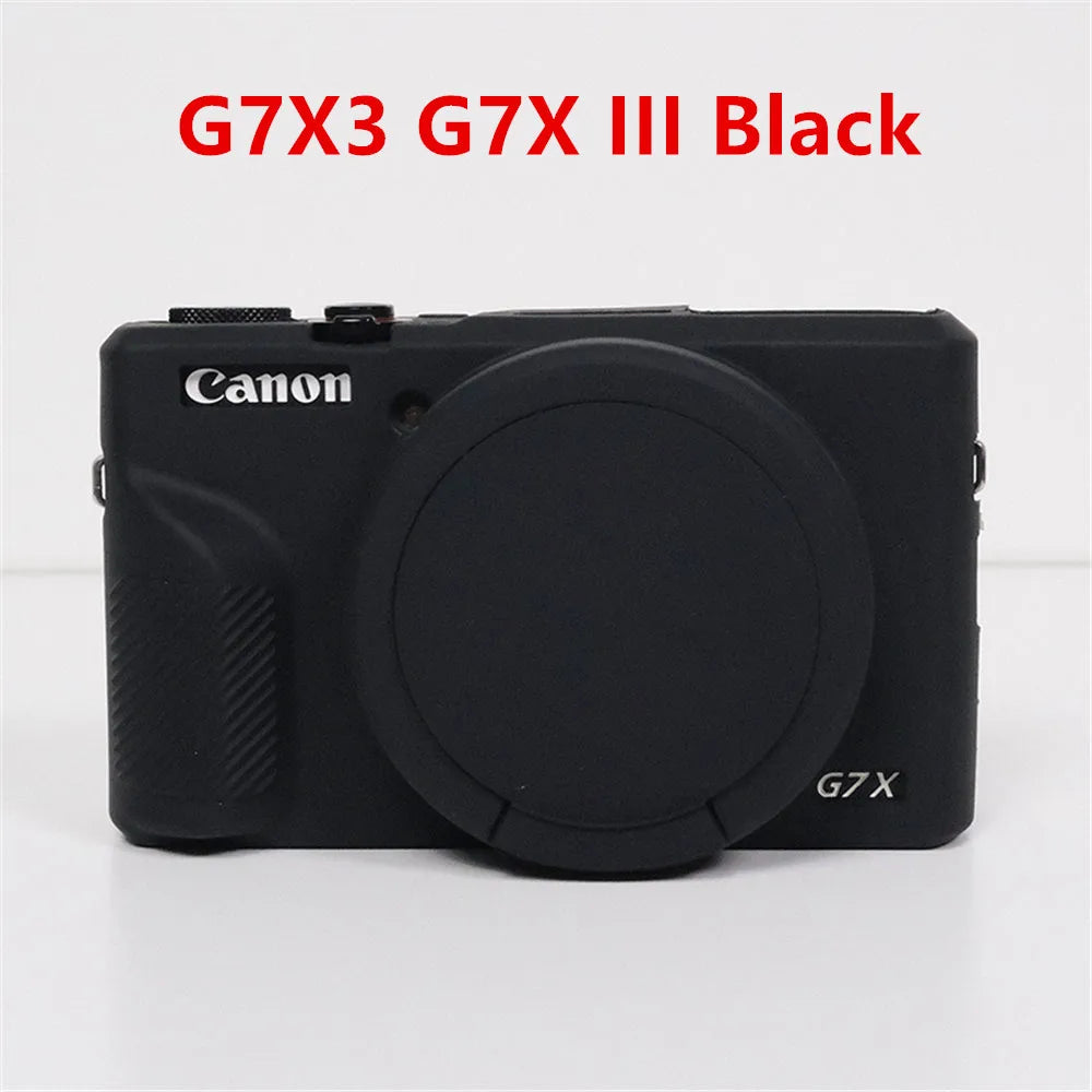 Housse silicone de protection anti-choc pour Canon G7X Mark II III G7XII G7X2 G7XIII G7X3