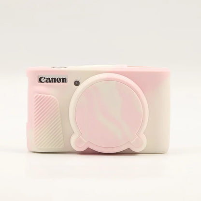 Housse de protection en silicone anti-choc pour Canon PowerShot SX740 / SX730