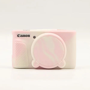 Housse de protection en silicone anti-choc pour Canon PowerShot SX740 / SX730