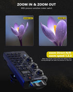 Télécommande AODELAN ZC-4 Remplace Sony RM-30BP Multifonctionnel Sans Fil pour Caméra Sony FOCUS Zoom ND Iris