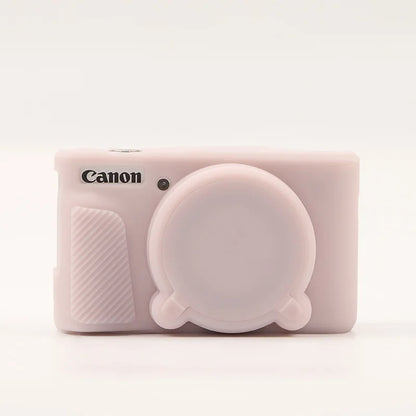 Housse de protection en silicone anti-choc pour Canon PowerShot SX740 / SX730